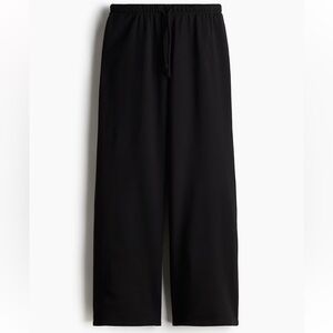 H&M Divided Black High-Waisted Sweatpants Joggers - Size XXS